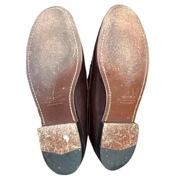 Brooks Brothers Men’s Leather Penny Loafers – Size 9 D